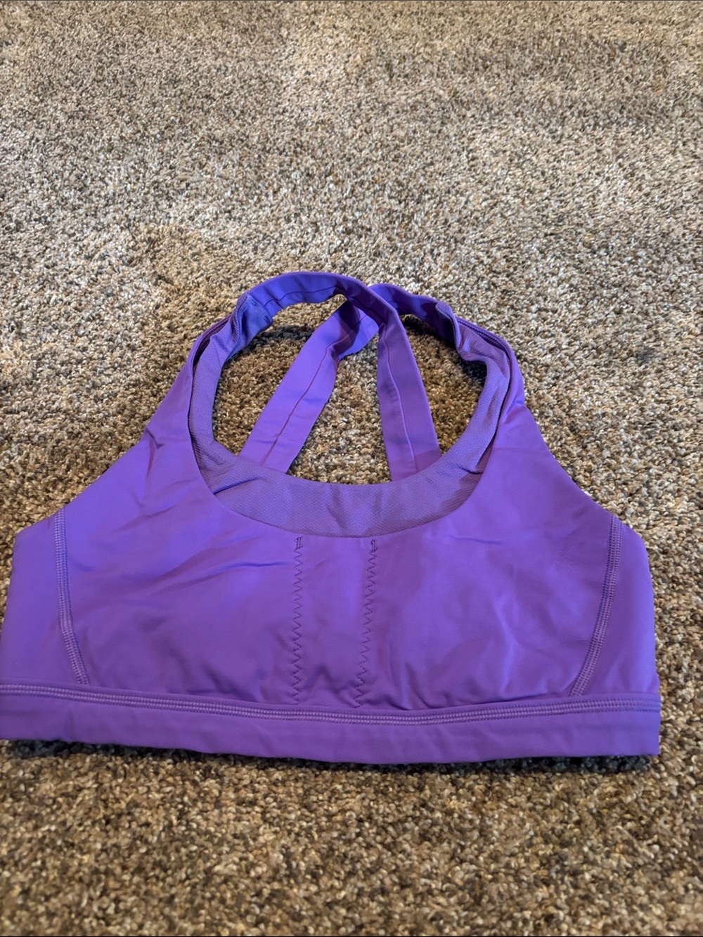 Purple Sports Bra - Women’s Medium Support Activewear